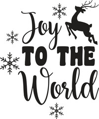 Christmas greeting with a deer and the words 