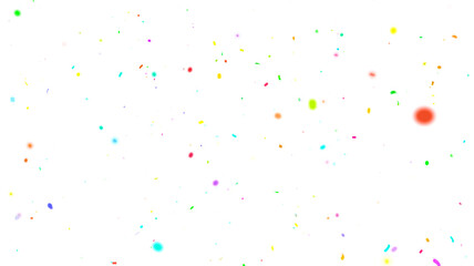 Multicolor confetti abstract background, Realistic Confetti on transparent. Colorful confetti explosion isolated on transparent background. 3D Golden Confetti PNG. Festival Colorful Gold Dust Sparkle.