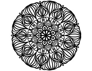 Mandala floral background