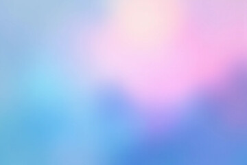 Obraz premium Blurred Holography abstract background in blue pink colors. Holographic pastel colour. Sunrise sky background. Abstract colorful blur. 3d rendering.