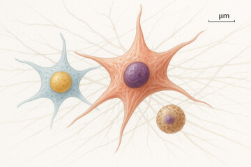 Artistic Illustration of Cells