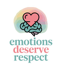 Mental Health Awareness Typography Vector, Positive Mindset Illustration, Motivational Quote Design, Self Care and Wellness Graphic, Inspirational Text for T-shirt, Poster, Sticker, Social Media