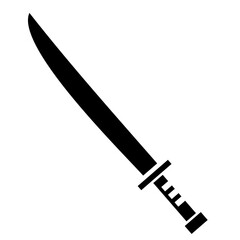 Sword vector silhouette , clip art, and symbol. Shilhouette of sword concept and simple design.