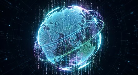 Global Digital Network - A Connected World in the Digital Age.