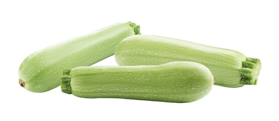 fresh light green zucchini squash against a dark background