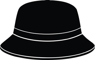 Classic Bucket Silhouette Vector Illustration, Bucket Silhouette - Clean Vector Graphic Icon, Minimalist Bucket Silhouette - Modern Vector Art