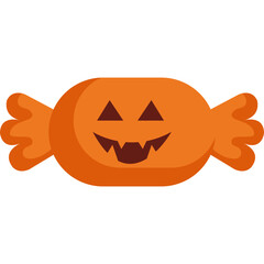 Naklejka premium Candy's Halloween theme vector