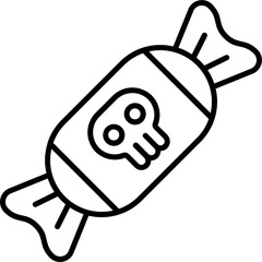 Candy's Halloween theme vector