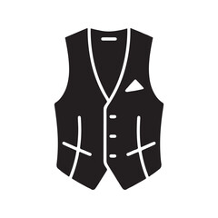 Waistcoat Or Vest Formal Solid Icon
