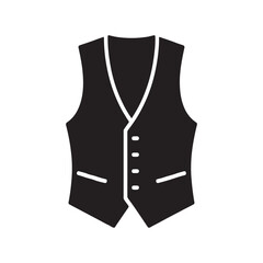 Classic Waistcoat Or Vest Solid Symbol