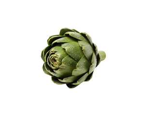 Obraz premium Fresh artichoke vegetable image for healthy food and cooking ingredient
