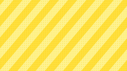 ポップな斜めボーダーの背景素材（黄色）