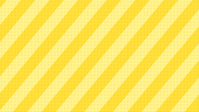 Fototapeta ポップな斜めボーダーの背景素材（黄色）