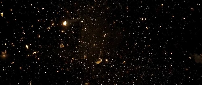 Exploding Golden Number 2026 New Year Animation. Creating a powerful and exciting visual for New Year's Eve introductions and announcements.