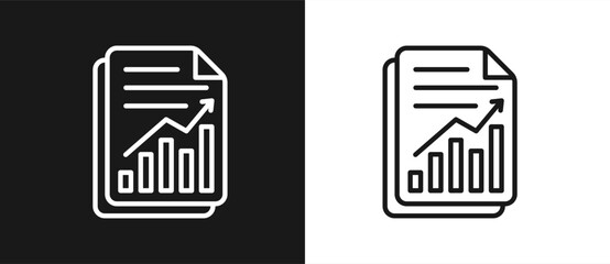 Report In Black And White Background