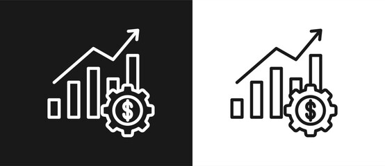 Sales Management  In Black And White Background