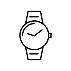 Time and Clock line Icon vector