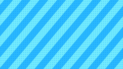 ポップな斜めボーダーの背景素材（青）