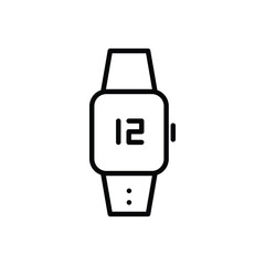 Time and Clock line Icon vector