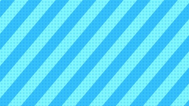  斜めに動くストライプアニメーション（青）
