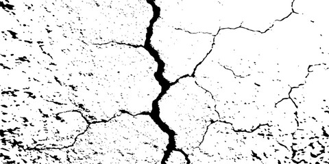 Old concrete wall with a grunge texture of cracked paint and damaged plaster, creating a weathered surface pattern for a vintage design backdrop