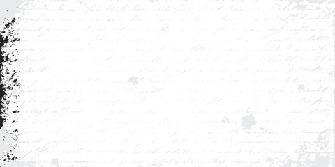 A classic vintage grunge texture background with an old paper look and black and white pattern for your design needs