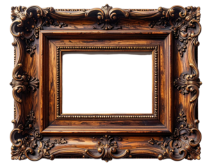 Ornate wooden picture frame (2)
