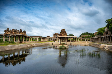 Naklejka premium Hampi is a UNESCO World Heritage Site, recognized as part of the 