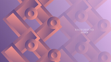  3d illustration of geometric colorful pattern of simple geometric