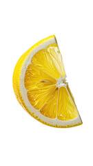 Close-up lemon slice