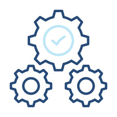 Execution Icon Color Outline Style. Vector Illustration Design