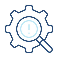 Problem Icon Color Outline Style. Vector Illustration Design