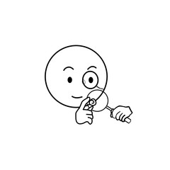 cute characters are examining gems