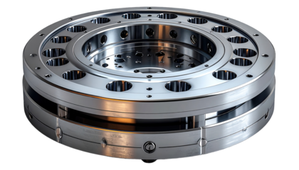 Circular metal machine part