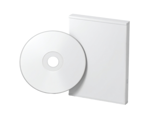 Blank CD and case