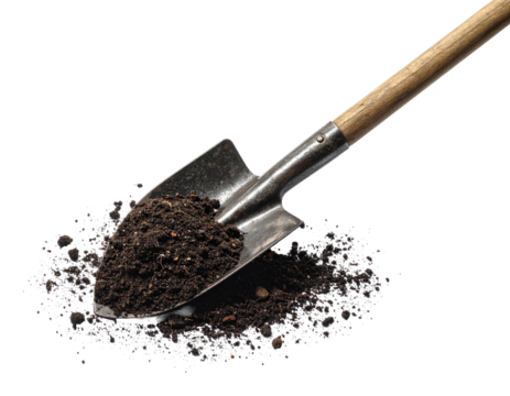 Shovelful of dark earth - Powered by Adobe