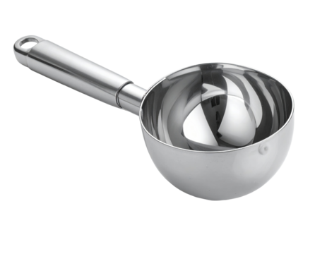 Stainless steel measuring ladle