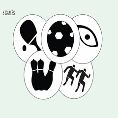 Games, logo of olympic games