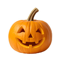 halloween pumpkin isolated on white