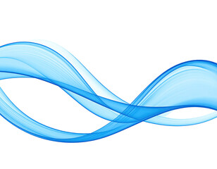 Abstract swirling blue waves