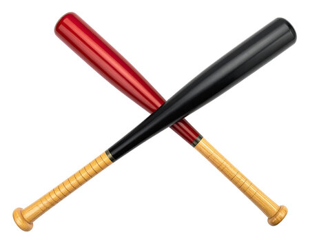 Two baseball bats crossed
