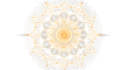 sun mandala motif