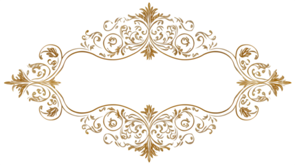 vintage floral frame