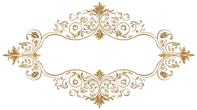 vintage floral frame