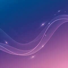 Fototapeta premium An abstract digital art background featuring a smooth gradient of deep blues transitioning into purples and subtle pinks