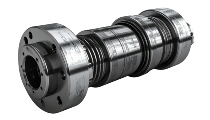 Industrial precision component.  Close-up mechanical part