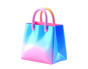 Vibrant 3D shopping bag (1)