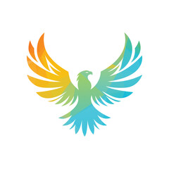 Phoenix Wings Logo Icon
