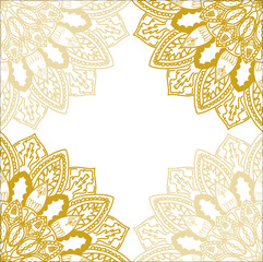 Floral Geometric Mandala Vector Pattern for Yoga, Meditation, and Decoration