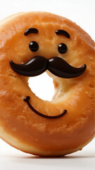 funny cartoon donut 7454
